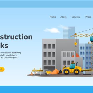 نمونه طراحی سایت بتن سازی