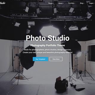 نمونه طراحی سایت آتلیه عکاسی