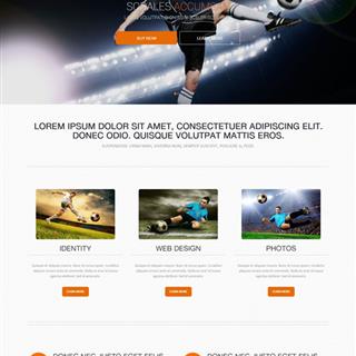 نمونه طراحی سایت مدرسه فوتبال