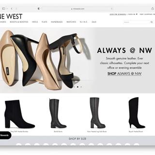 نمونه طراحی سایت کفش فروشی