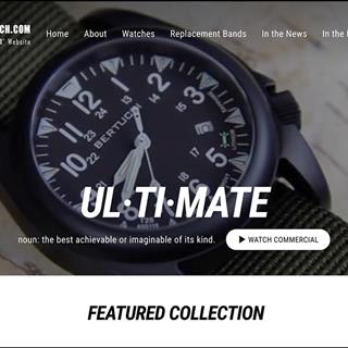 نمونه طراحی سایت ساعت فروشی