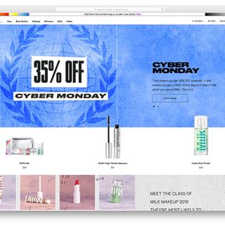 نمونه طراحی سایت‌ آرایشی و بهداشتی