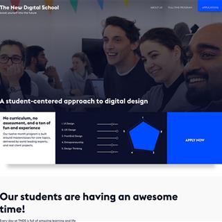 نمونه طراحی سایت مدرسه