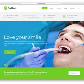 نمونه طراحی سایت دندانپزشکی