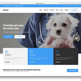 نمونه طراحی سایت حیوانات خانگی