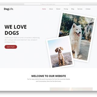 نمونه طراحی سایت حیوانات خانگی