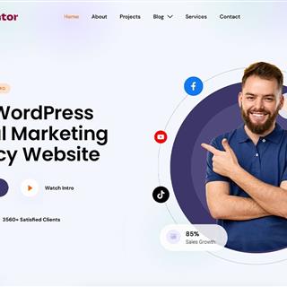 نمونه طراحی سایت تبلیغات