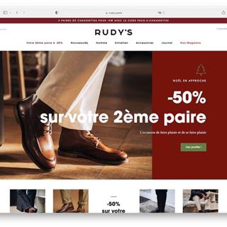 نمونه طراحی سایت کفش فروشی