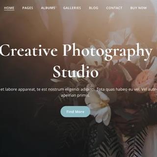 نمونه طراحی سایت آتلیه عکاسی