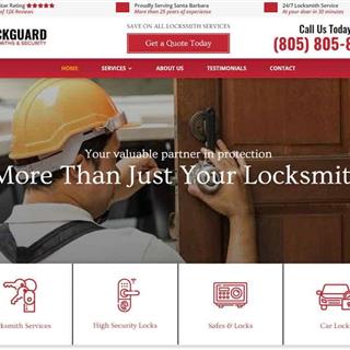 نمونه طراحی سایت درب ضدسرقت