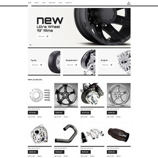 نمونه‌ طراحی سایت  لوازم یدکی خودرو