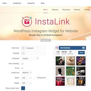 نمونه طراحی سایت خدمات انستاگرام