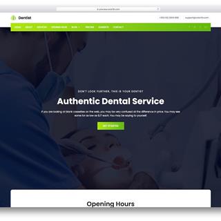 نمونه طراحی سایت دندانپزشکی