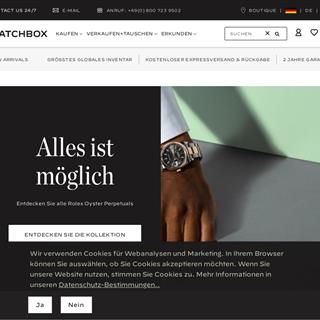 نمونه طراحی سایت ساعت فروشی