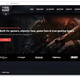 نمونه طراحی سایت بازی