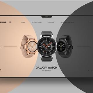 نمونه طراحی سایت ساعت فروشی