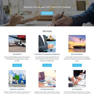 نمونه طراحی سایت شرکت بازرگانی