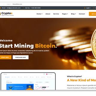 طراحی سایت آموزش ارز دیجیتال