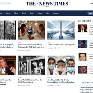 نمونه طراحی سایت خبری