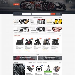 نمونه‌ طراحی سایت  لوازم یدکی خودرو