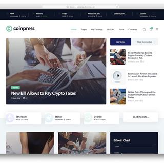 طراحی سایت ارز دیجیتال