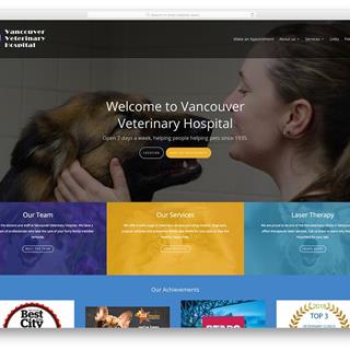 نمونه طراحی سایت دامپزشکی