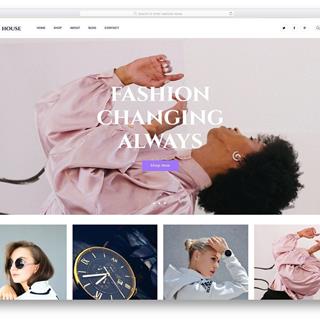 نمونه طراحی سایت لباس زنانه