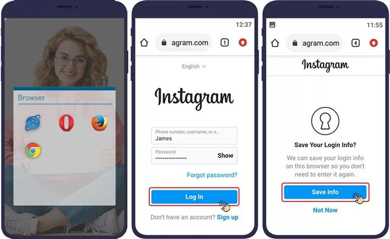  غیرفعال کردن موقت اینستاگرام 