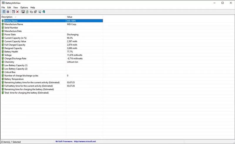 بهترین برنامه ها برای تست سلامت باتری لپ‌تاپ