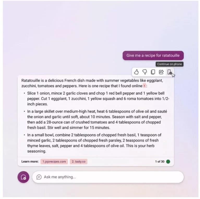 ویژگی های جدید هوش مصنوعی بینگ 