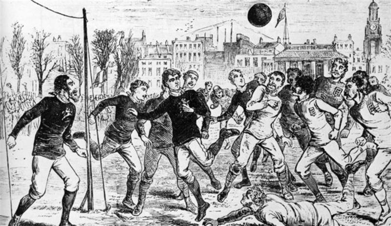 تاریخچه پیداش فوتبال