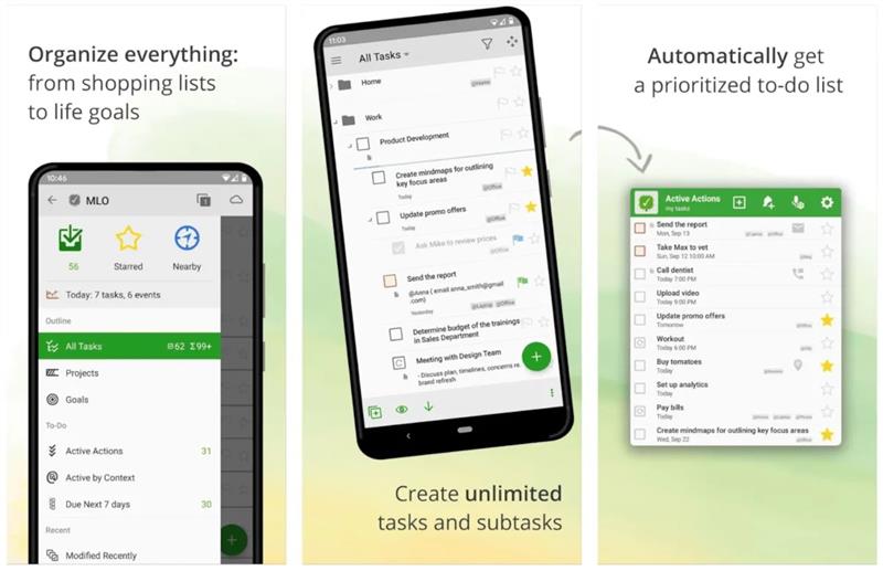 اپلیکیشن  برنامه ریزی MyLifeOrganized