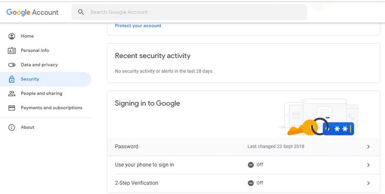فعال‌سازی احراز هویت دو مرحله‌ای  گوگل