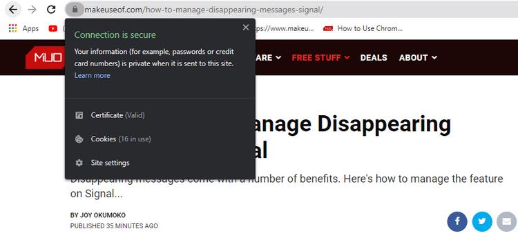 افزایش امنیت کروم