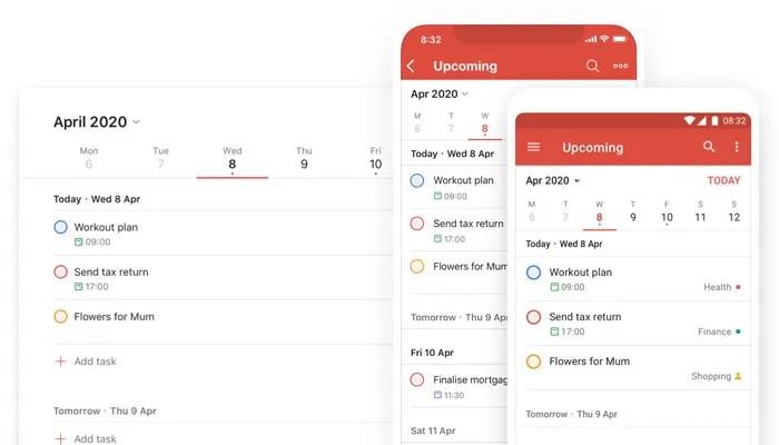 اپلیکیشن  برنامه ریزی Todoist