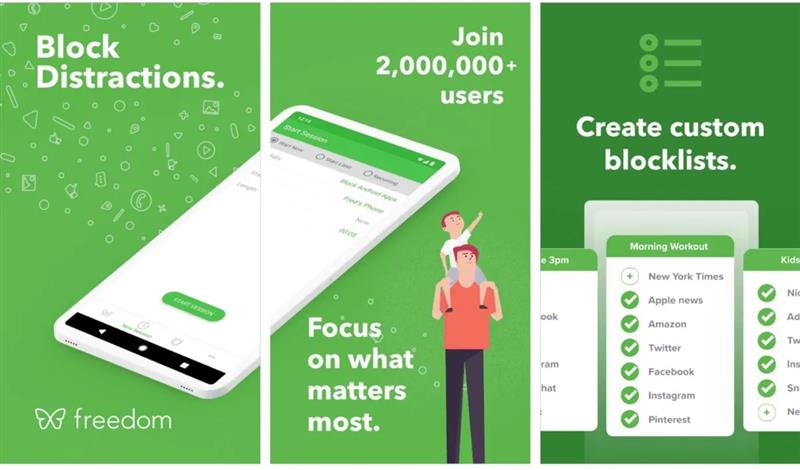 اپلیکیشن  برنامه ریزی Freedom